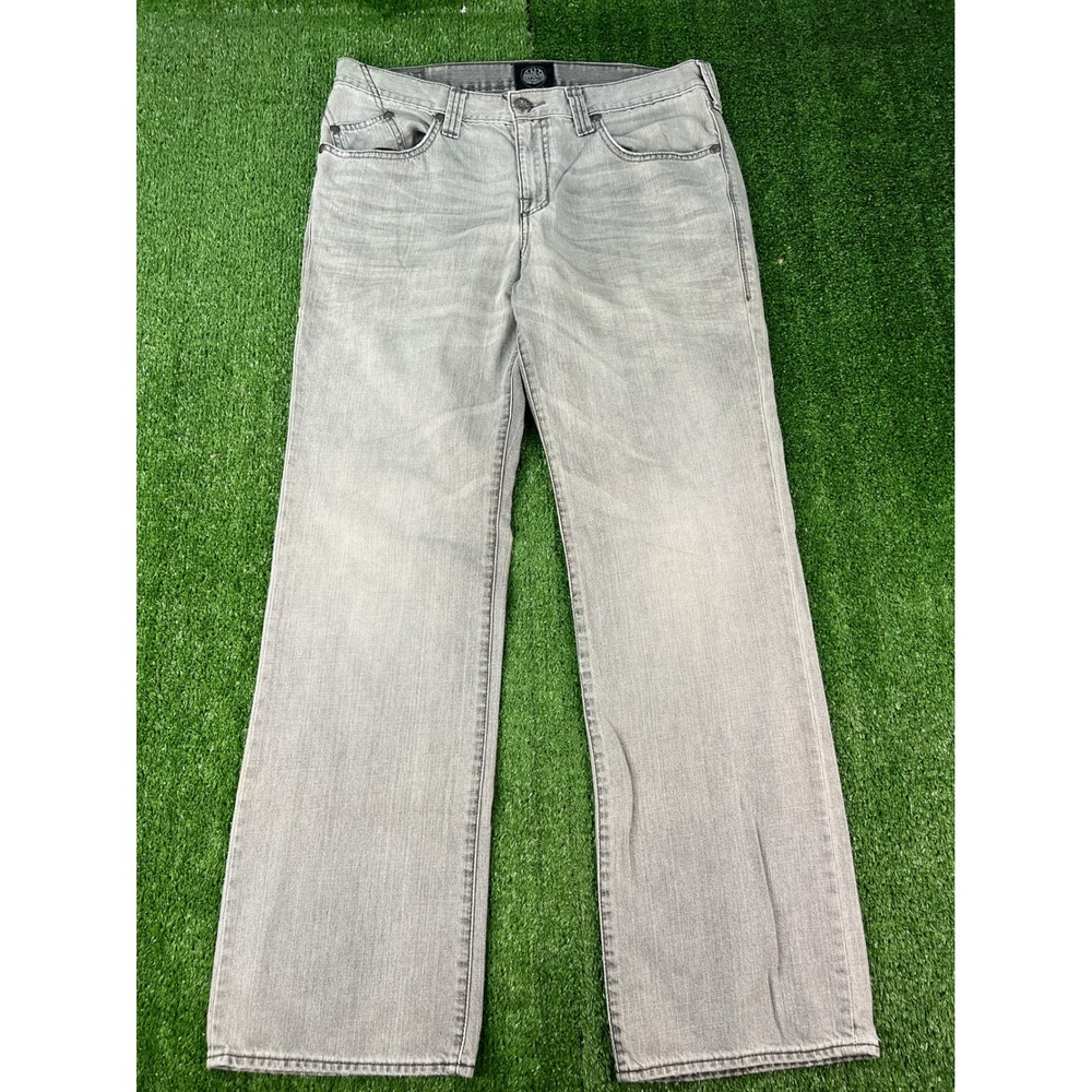 Rock & Republic Neil Mens Gray Straight Leg Jeans R510251 36x32
